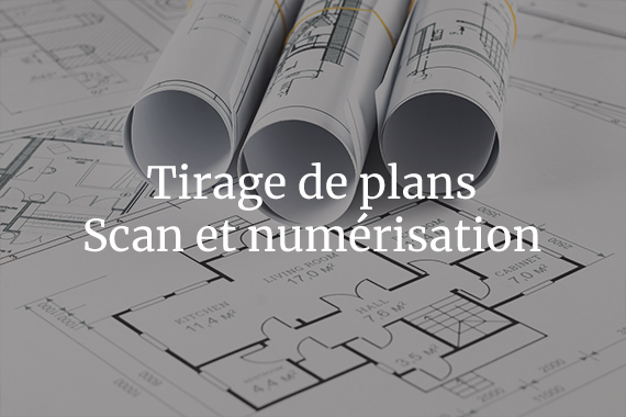 Tirages de plan, Numérisation, Plastification grand format Puy-de-dome 63